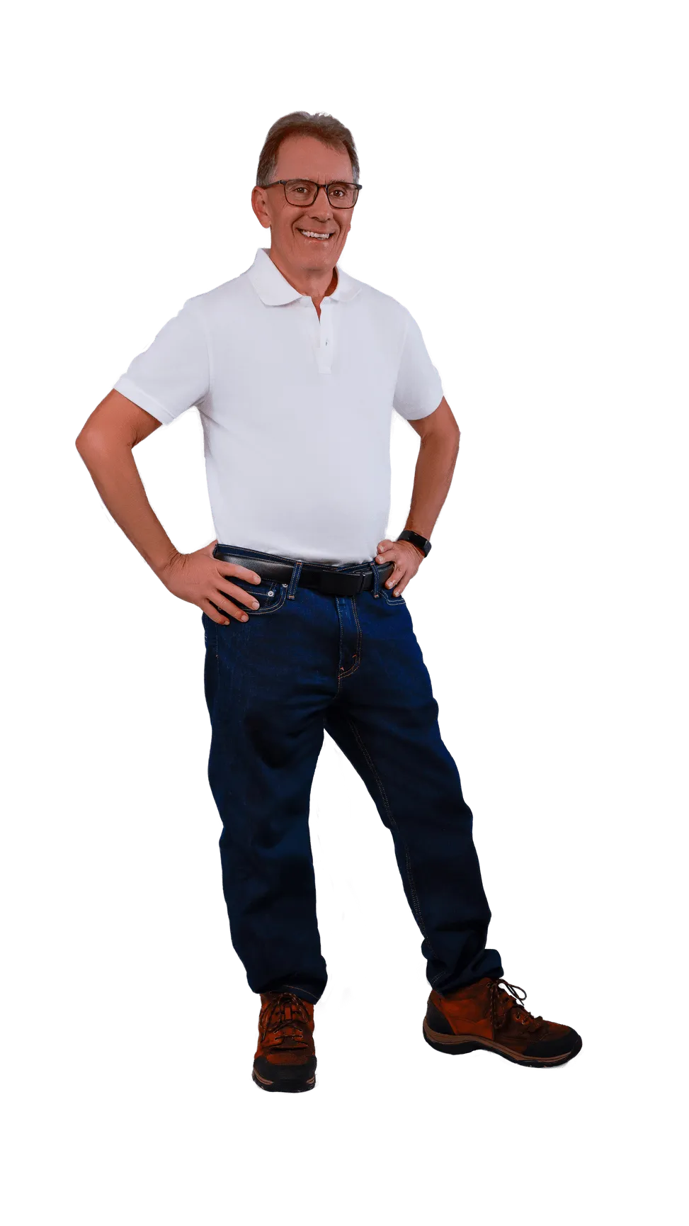 Gregory Mohr standing with his hands on his hips